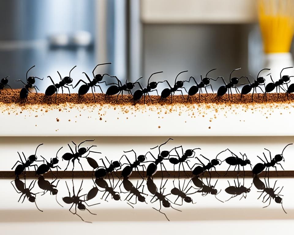 wat helpt tegen mieren in de keuken