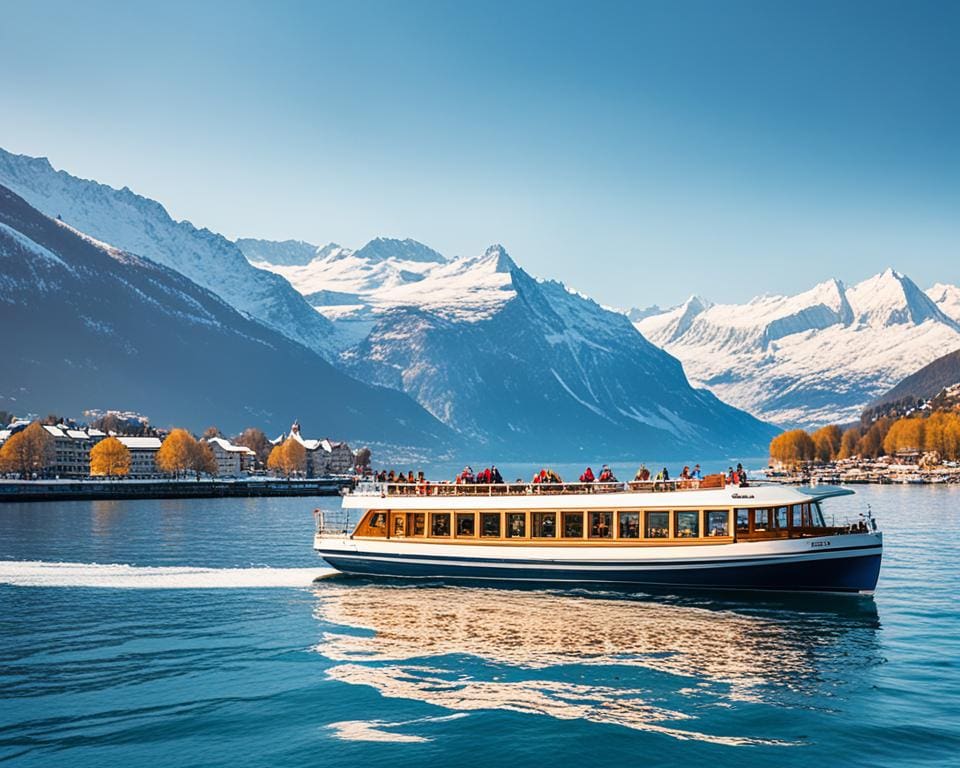 rondvaart bootreis op het Meer van Genève