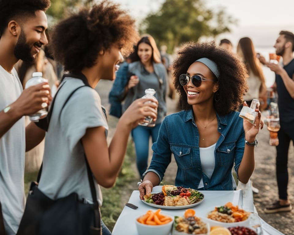 Gezonde levensstijl behouden tijdens sociale activiteiten