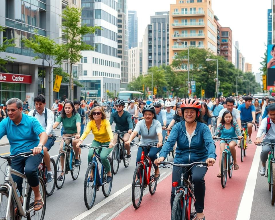 Fietsen als oplossing voor stedelijke congestie: Voordelen en uitdagingen