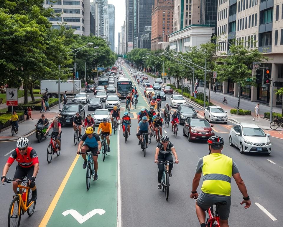 Fietsen in de stad: Hoe je veilig kunt rijden in druk verkeer