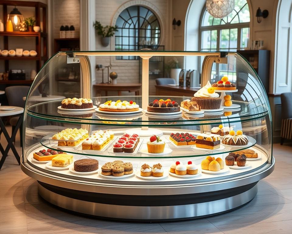 HCB Ronde gebaksvitrine: Elegant presenteren van lekkernijen