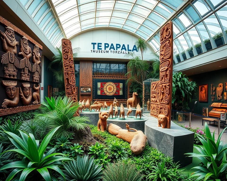 Museum of New Zealand Te Papa Tongarewa, Wellington, Nieuw-Zeeland