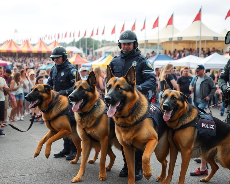 Politiehonden en hun rol bij grote evenementen