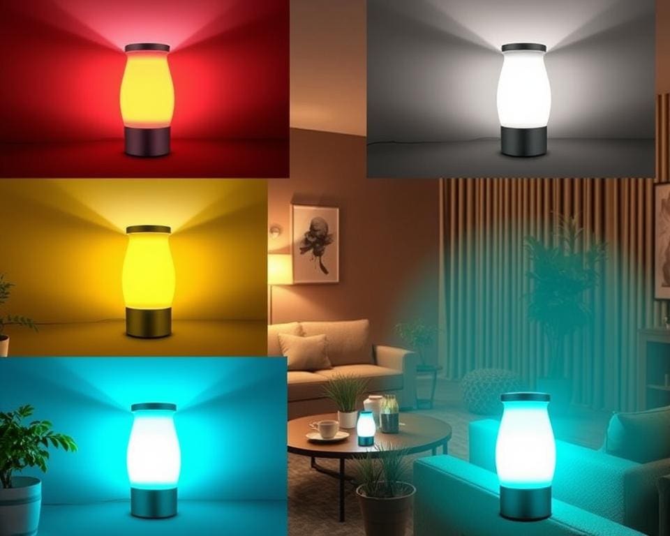 Slimme lampen in de woonkamer