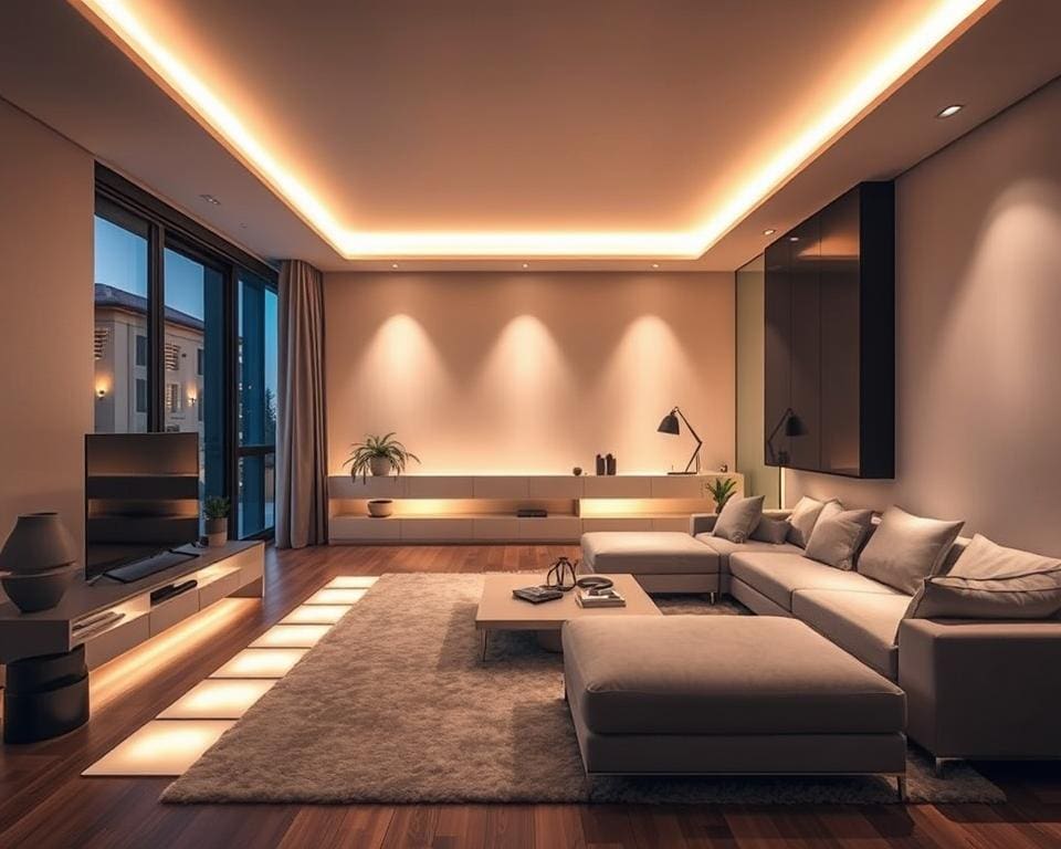 Slimme verlichting met bewegingstrackers