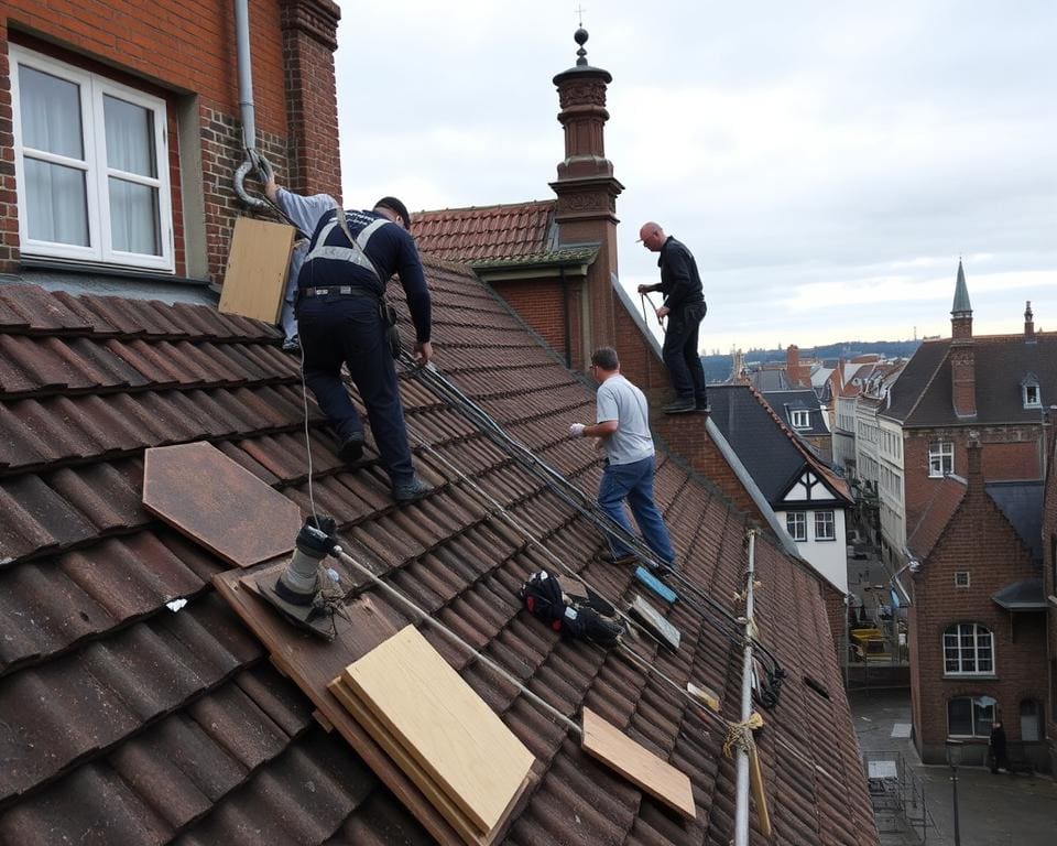 daklekkage repareren in Gouda