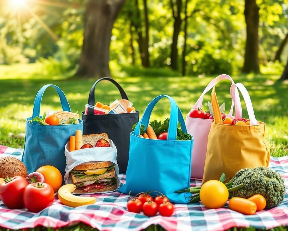 herbruikbare boterhamzakjes voor milieuvriendelijke lunches