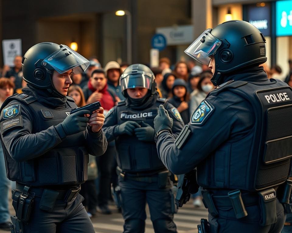 non-lethal technologieën in politie-interventies