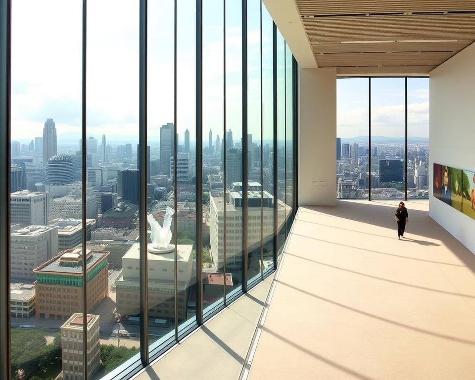 uitzicht op Tokio en hedendaagse kunst in het Mori Art Museum