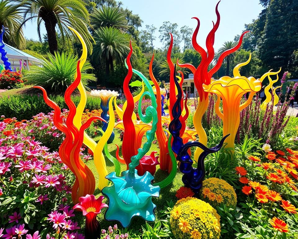 Dale Chihuly - Glaskunst in botanische tuinen