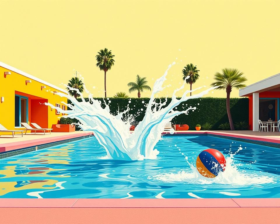 David Hockney - A Bigger Splash in pop art