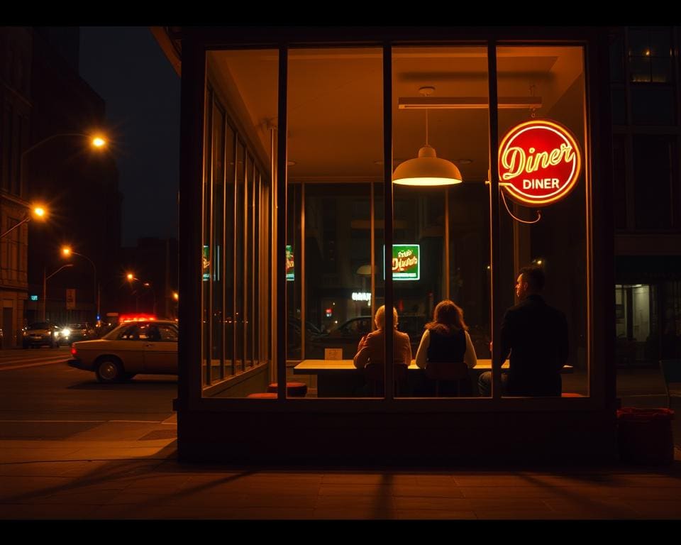 Edward Hopper - Nighthawks in stille Amerikaanse scènes