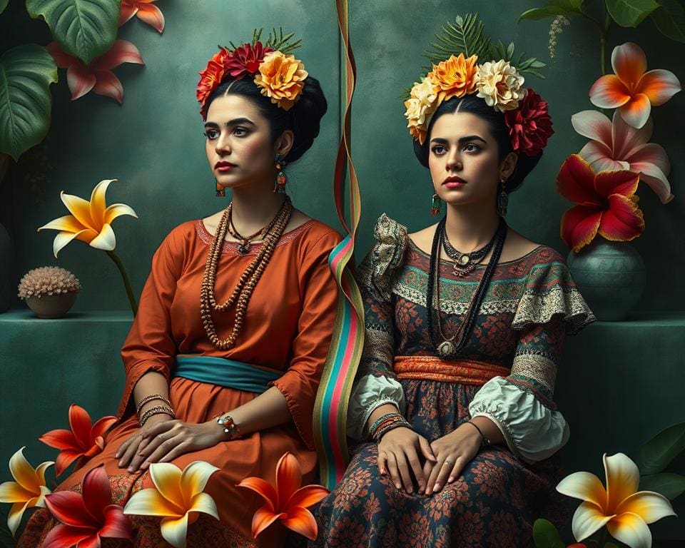 Frida Kahlo - The Two Fridas in autobiografische kunst