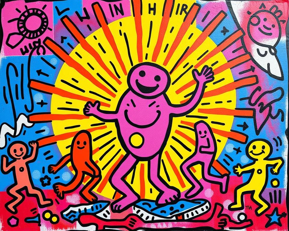 Keith Haring - Radiant Baby in speelse kunst