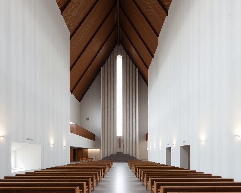 Minimalistische interieur design van John Pawson in St. Moritz Kerk