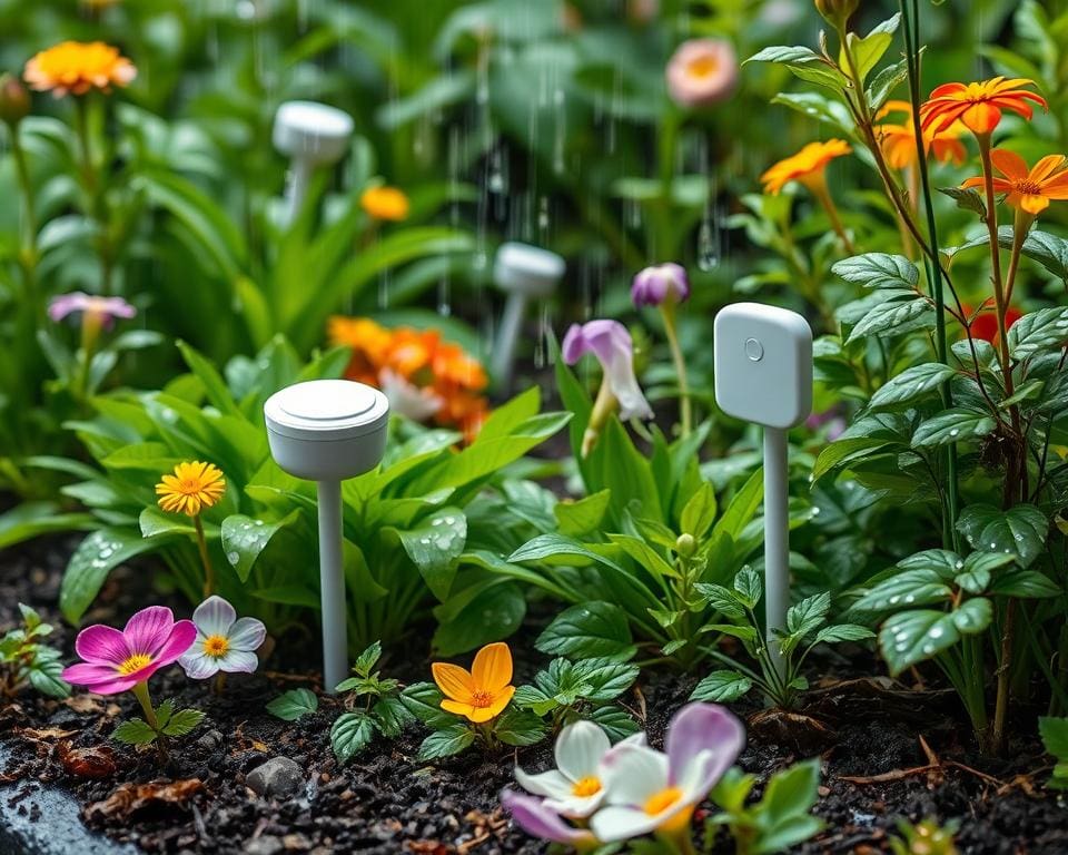 Slimme regensensoren voor een groenere tuin