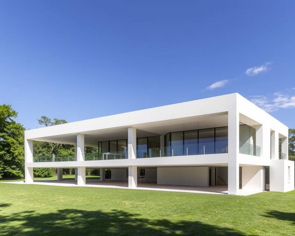 Villa Savoye en modernistische architectuur