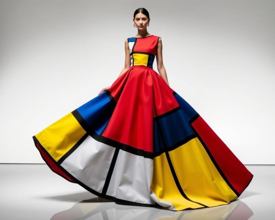 Yves Saint Laurent - Mondrian-jurk in haute couture