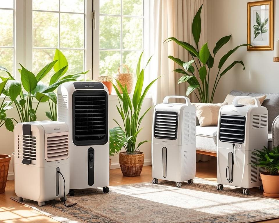 Draagbare aircoolers voor zomermaanden voor verkoeling