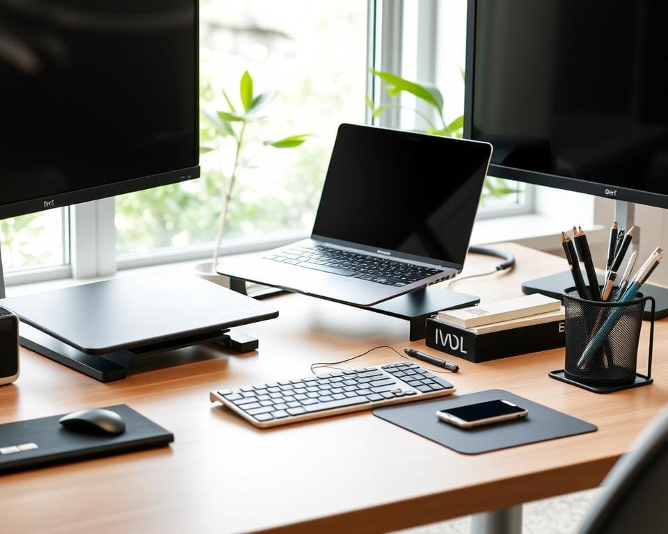 Werkaccessoires die helpen bij multitasken op kantoor