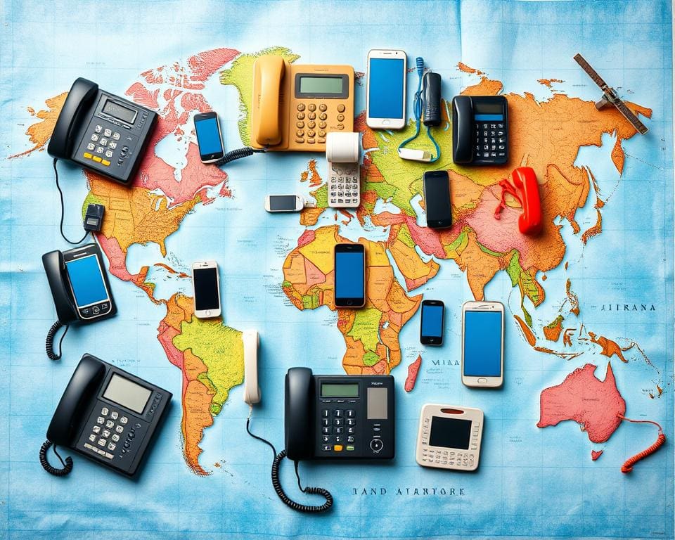 telefoons en communicatieapparatuur