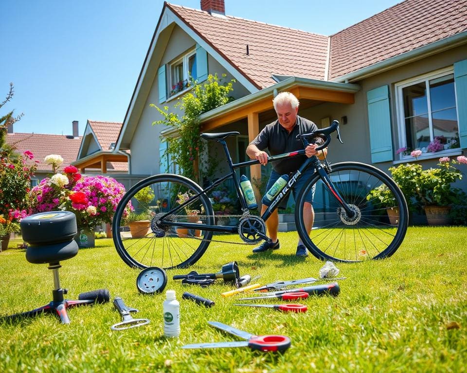 Fiets onderhoud aan huis