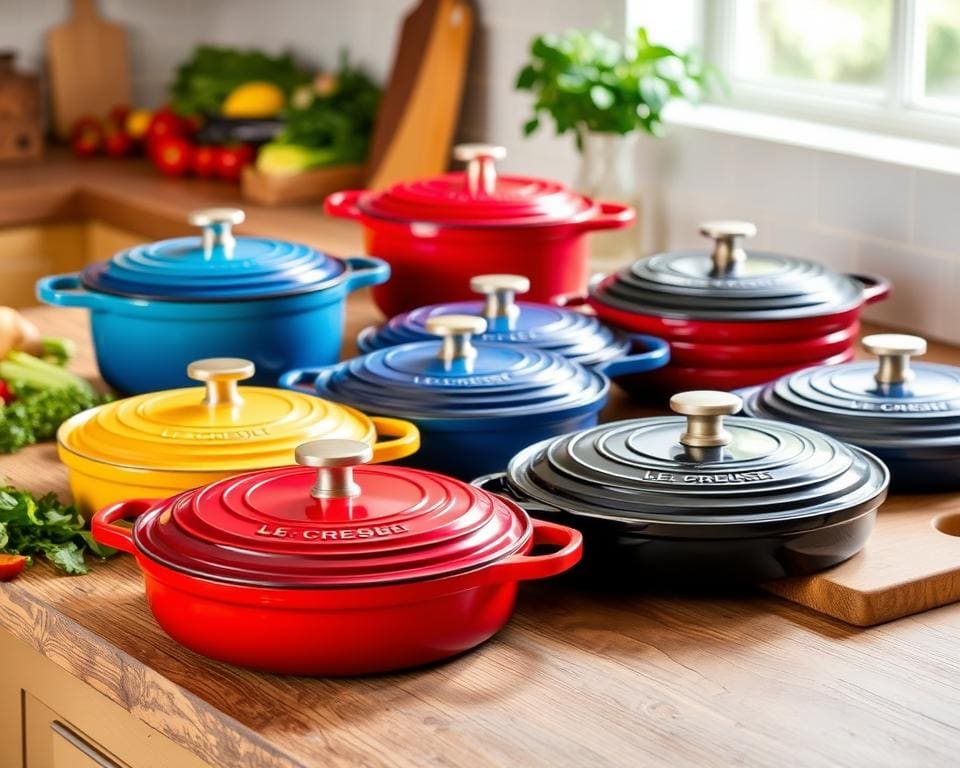 populaire modellen Le Creuset