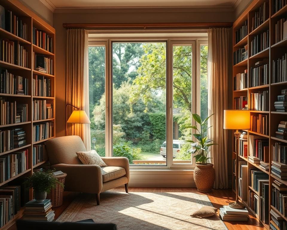 comfortabele leeshoek