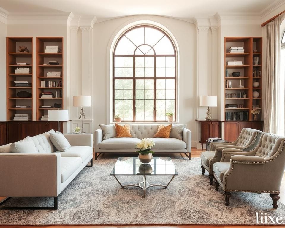 moderne inrichting met klassiek design