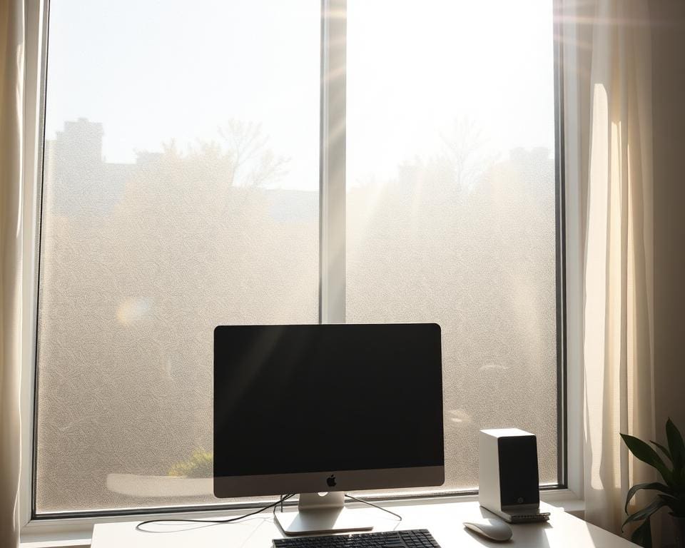 Helpt raamfolie tegen fel zonlicht op je scherm?