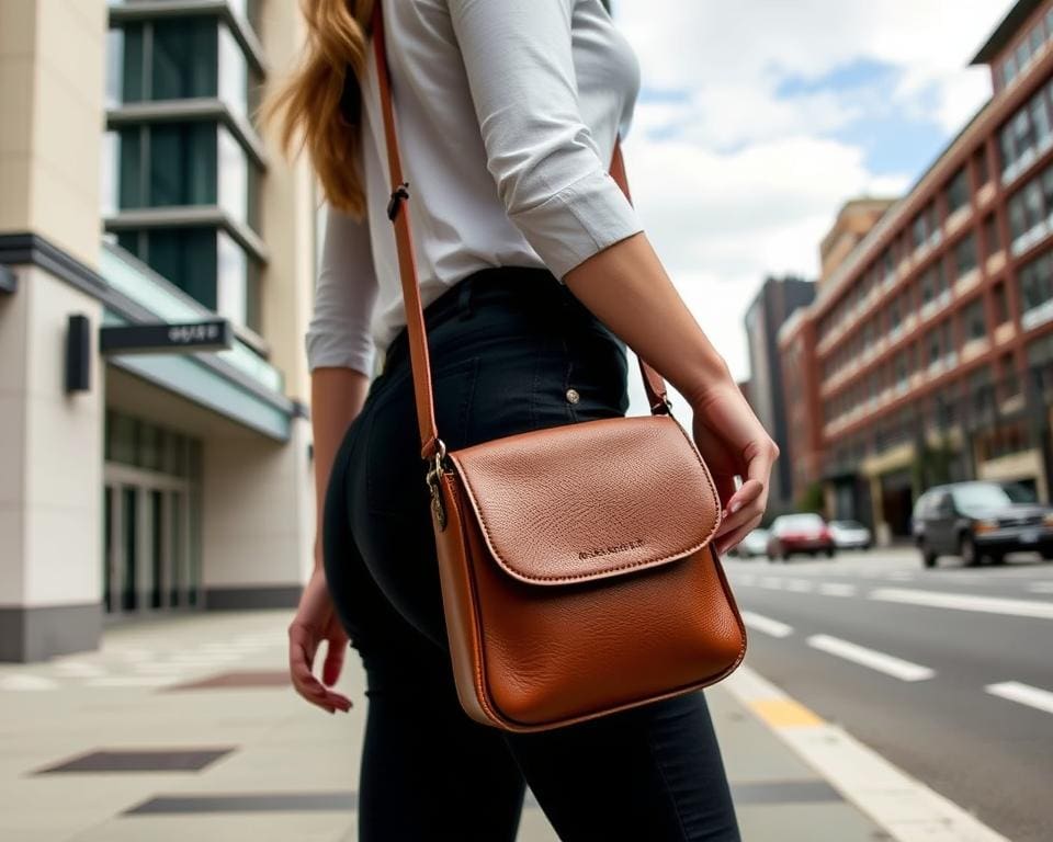 Hoe draag je een handtas crossbody?