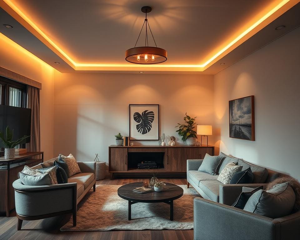 Hoe gebruik je accentverlichting in de woonkamer?