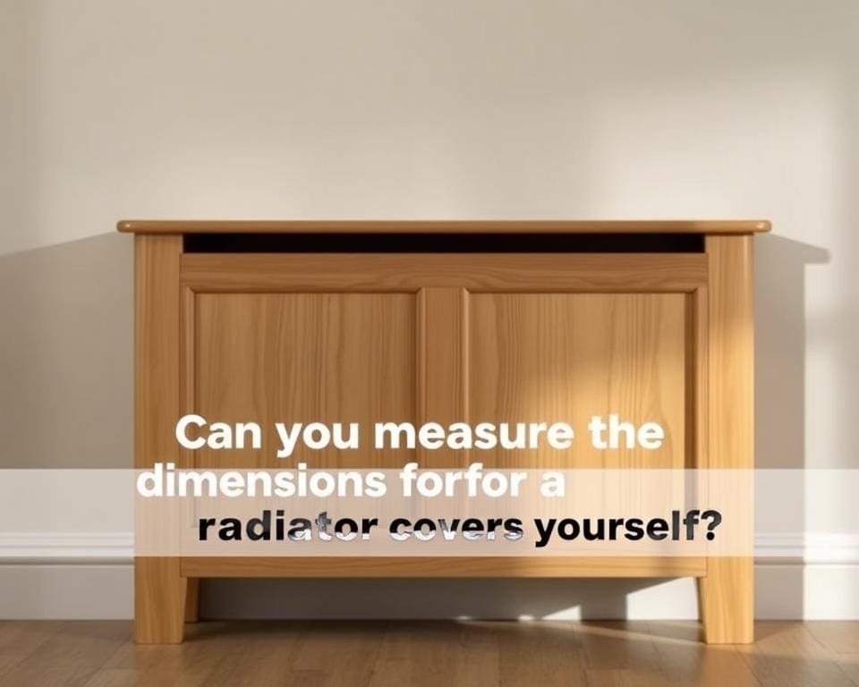 Kan je zelf de maten opnemen voor een radiator ombouw?