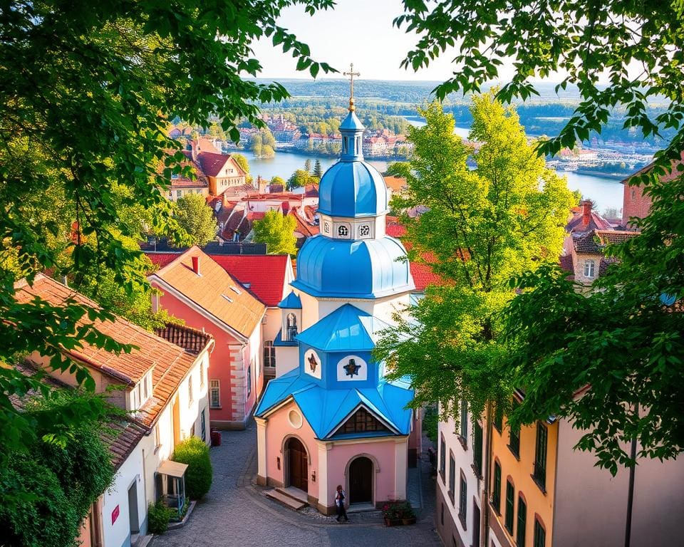 Szentendre kunst kleur kerken Donau