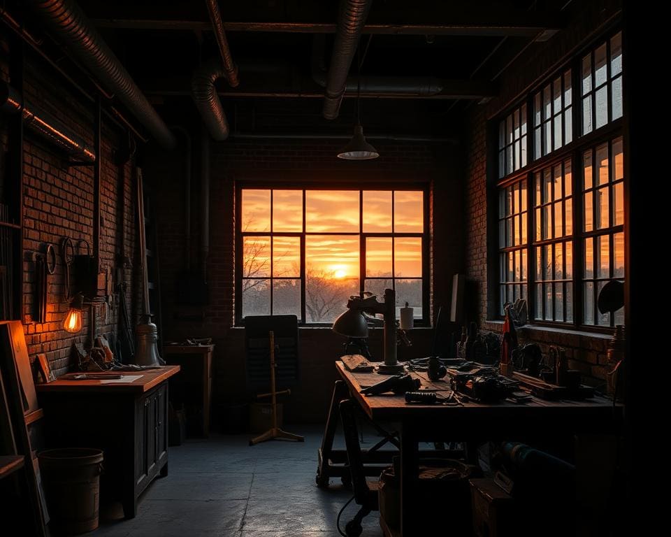 Wat zijn kleuren die industrieel én warm aanvoelen?