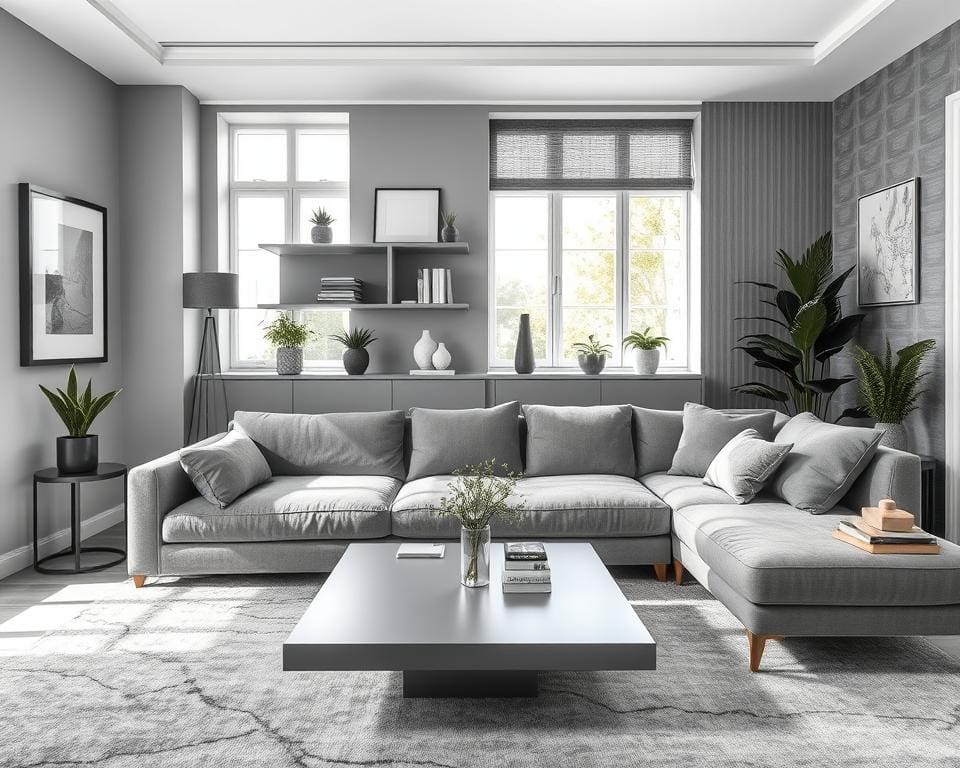 Wat zijn mooie accenten voor een grijs interieur?