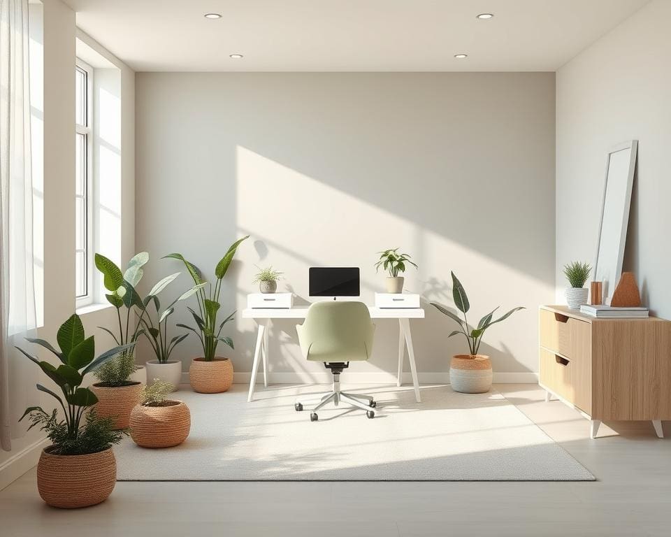Wat zijn rustgevende kleuren voor een werkkamer?
