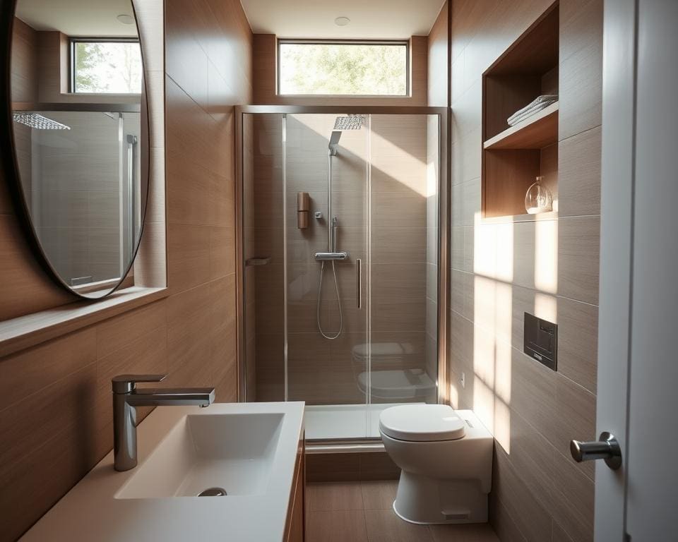 Wat zijn tips voor een compacte badkamer?