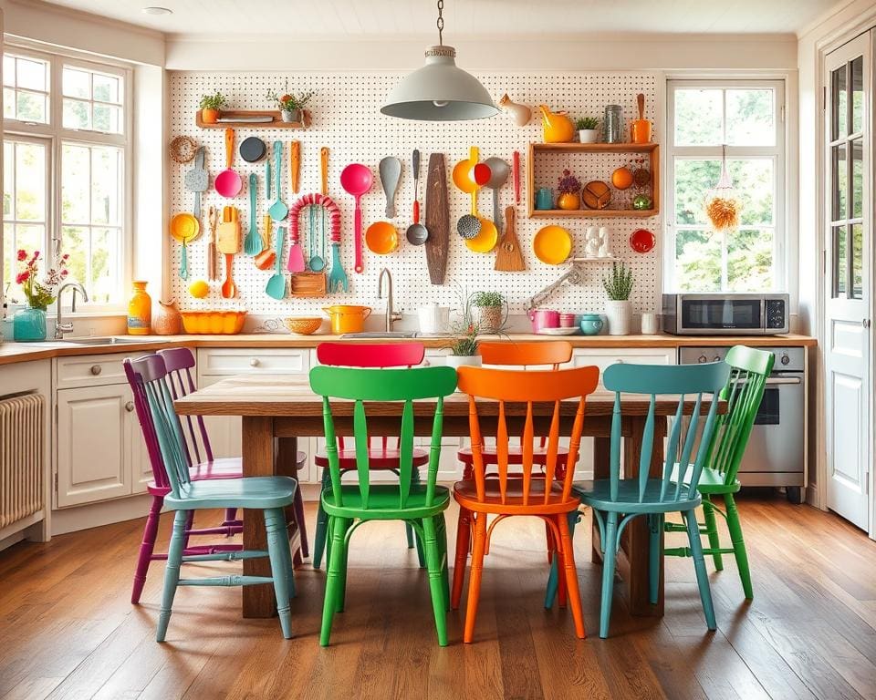 speelse keukenstyling