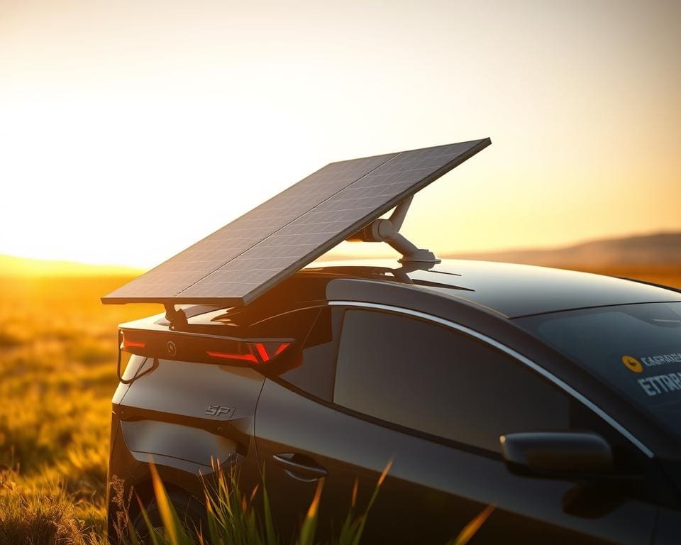 Elektrische auto opladen met zonnepanelen