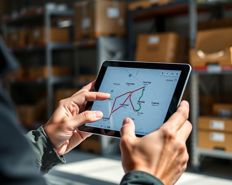 Hoe plant een logistiek medewerker zijn route?