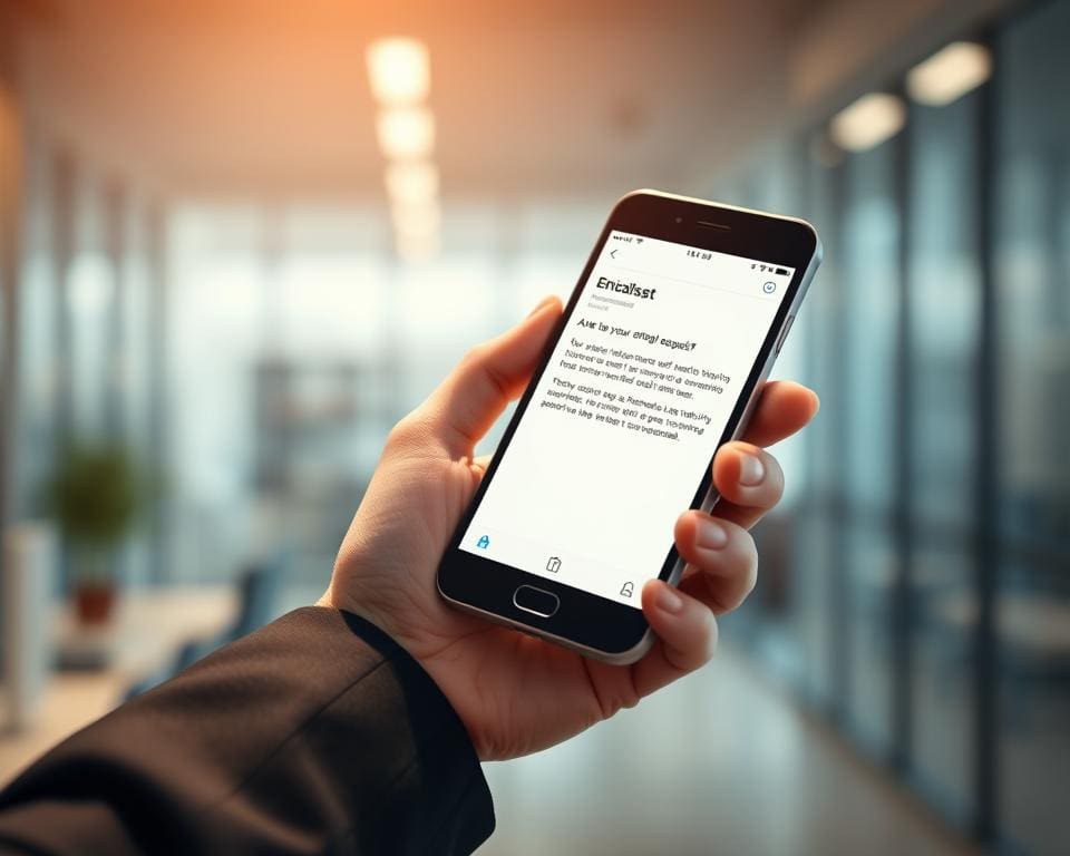 Welke smartphone is het best voor zakelijke e-mails?