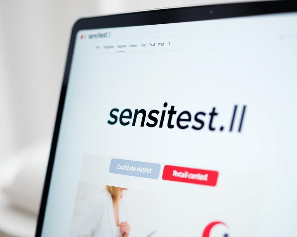gebruiksgemak sensitest.nl