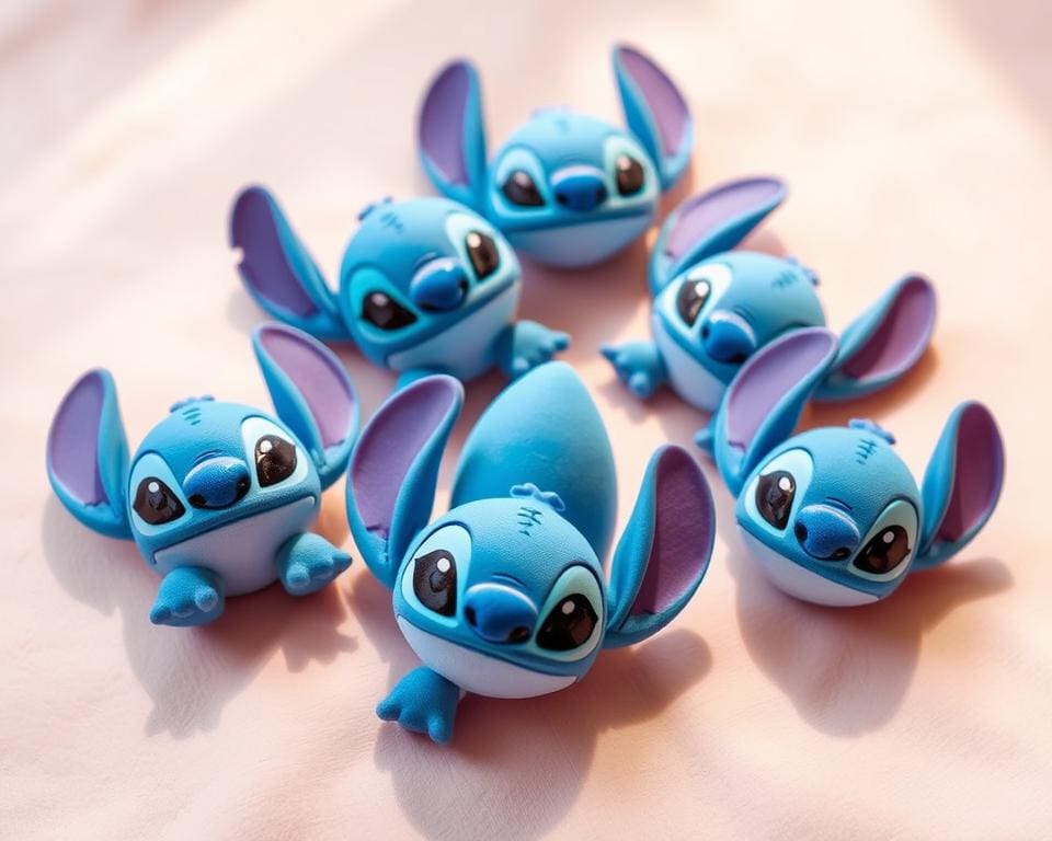 Stitch merchandise make-up sponzen set