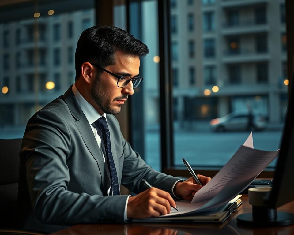 Assistent van de bedrijfsjurist