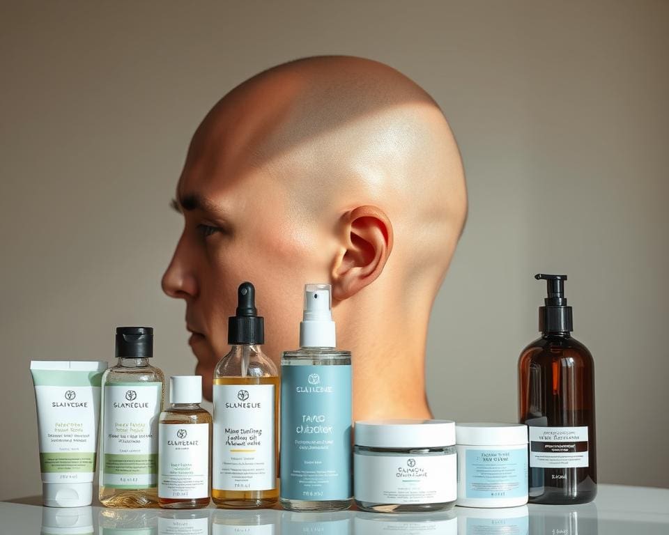 haarverzorging voor kaal hoofd
