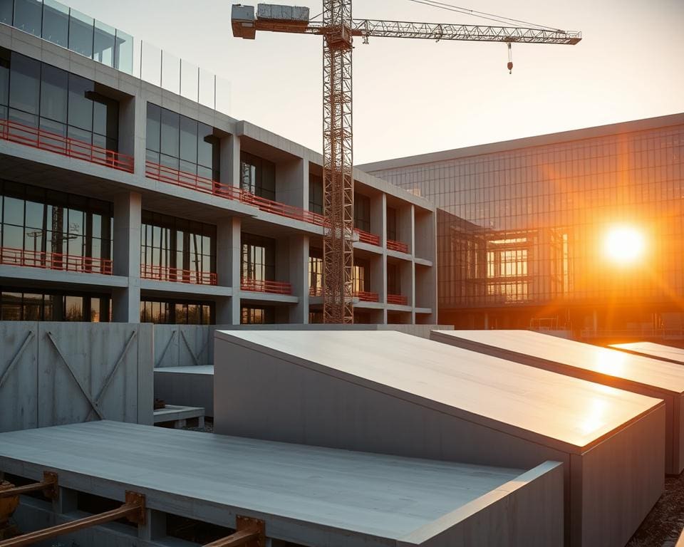 Hoe werkt prefab beton bij moderne bouwprojecten?