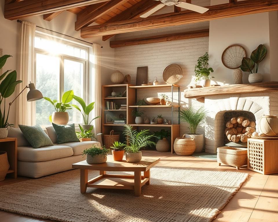 Hoe creëer je rust met natuurlijke materialen in huis?