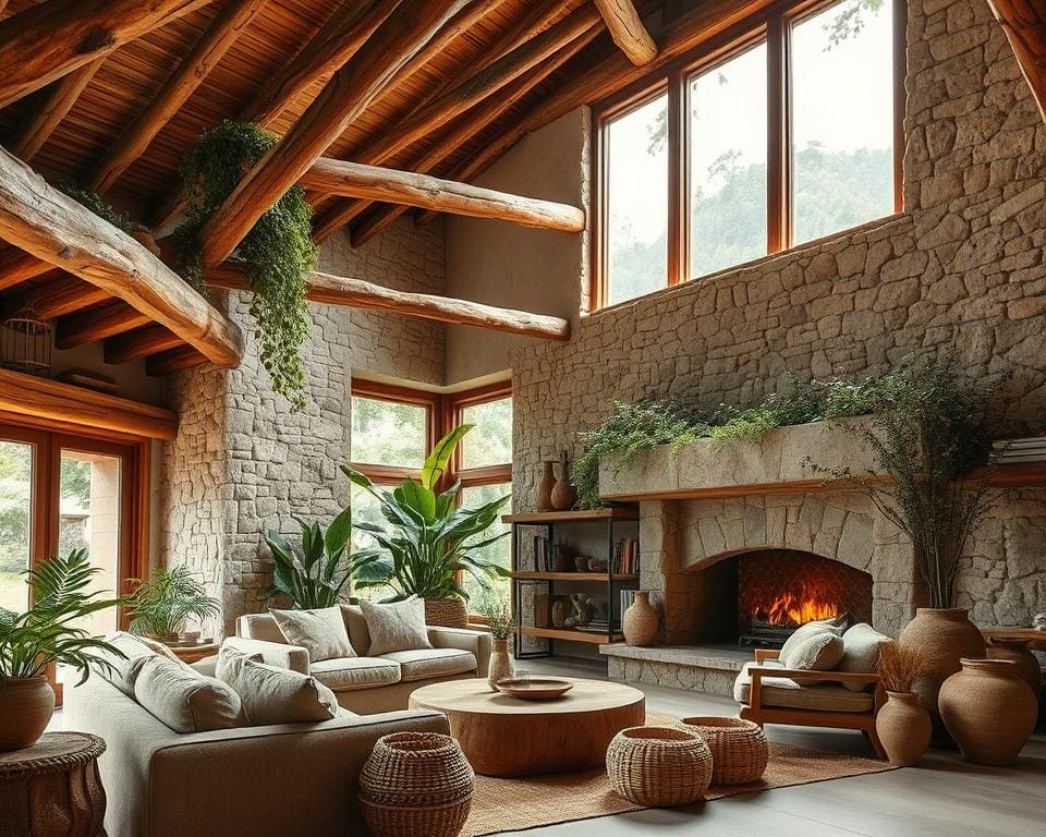 Hoe geef je je interieur karakter met natuurlijke materialen?